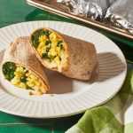 Make-ahead Breakfast Freezer-friendly Burritos with Eggs, Cheese & Spinach