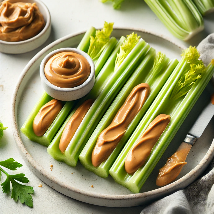 Celery Sticks with Peanut Butter