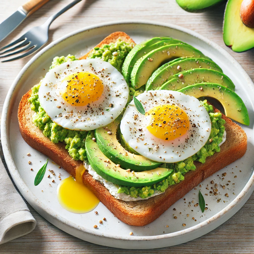 Eggs and Avocado Toast