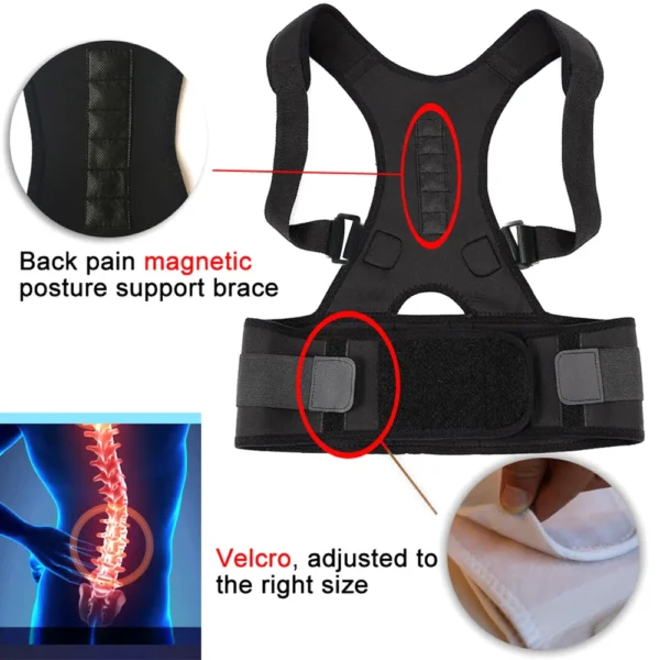 Magnetic Therapy Posture Correction Brace - Image 5