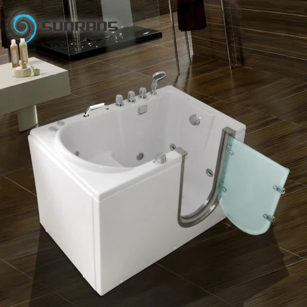 Bathtub barrier-free small apartment side door walk-in seat non-slip intelligent constant temperature - Image 6