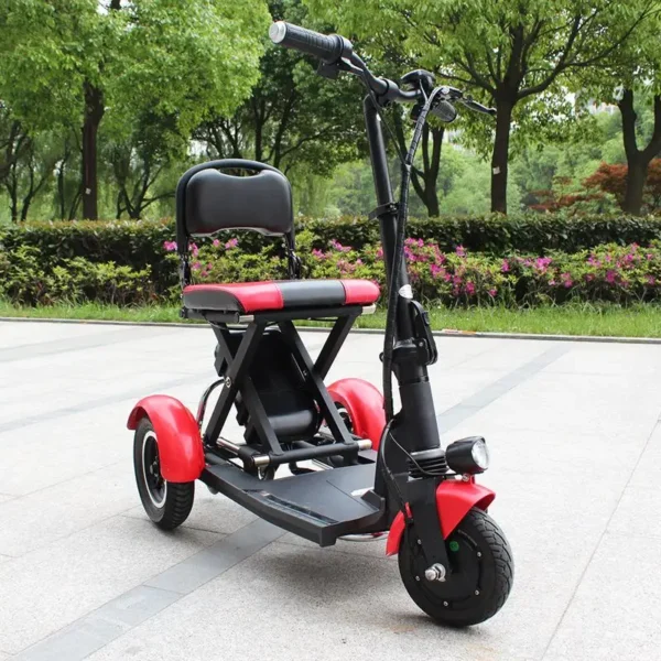 3 Wheel Old Man Scooter Electric Tricycle Disabled For Adult Folding Dual Motor 48V 600W Senior Mobility Scooter For Travel - Image 5