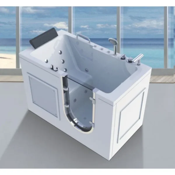 Accessible side door walk-in home sitting acrylic massage bathtub for elderly people with constant temperature intelligent - Image 3