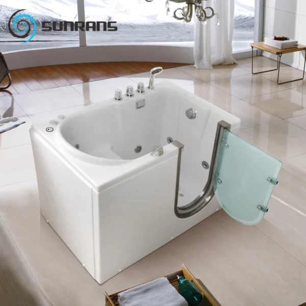 Bathtub barrier-free small apartment side door walk-in seat non-slip intelligent constant temperature - Image 5