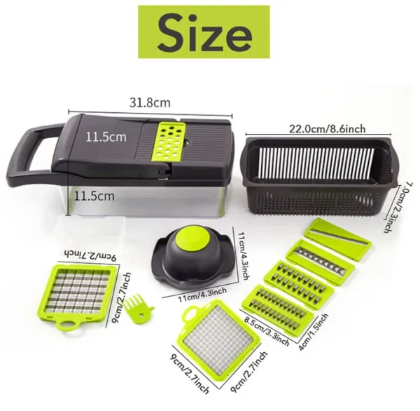 Cutting & Chopping Made Easy With Our Multifunctional 9-in-1 Vegetable Chopper - Image 14