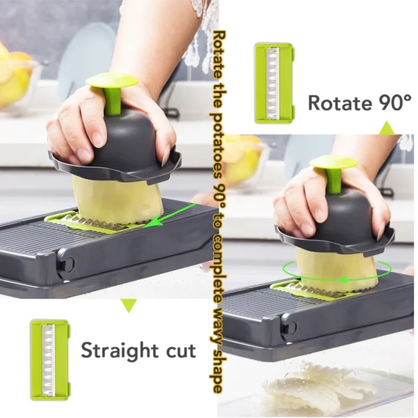 Cutting & Chopping Made Easy With Our Multifunctional 9-in-1 Vegetable Chopper - Image 17