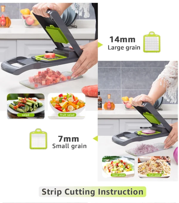 Cutting & Chopping Made Easy With Our Multifunctional 9-in-1 Vegetable Chopper - Image 15