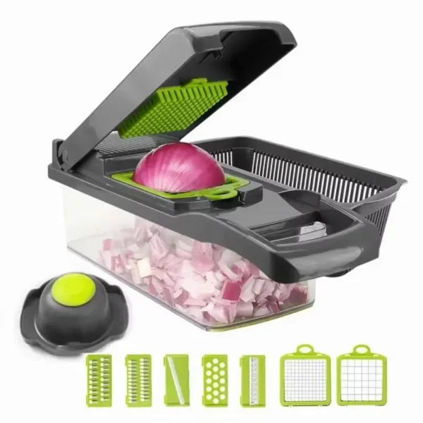 Cutting & Chopping Made Easy With Our Multifunctional 9-in-1 Vegetable Chopper - Image 8